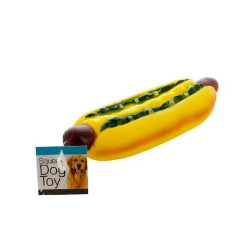 Giant Hot Dog Squeaky Dog Toy ( Case of 24 )