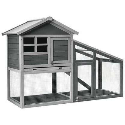 Large Wooden Chicken Coop for Indoor & Outdoor Use