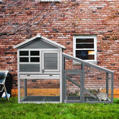 Large Wooden Chicken Coop for Indoor & Outdoor Use