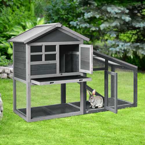 Large Wooden Chicken Coop for Indoor & Outdoor Use