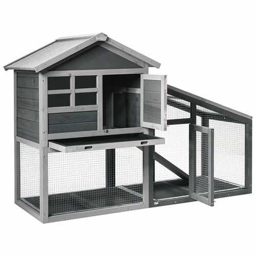 Large Wooden Chicken Coop for Indoor & Outdoor Use